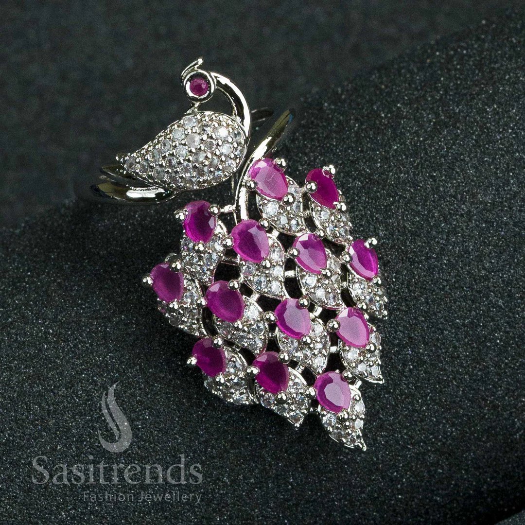 Silver Plated Adjustable Ring